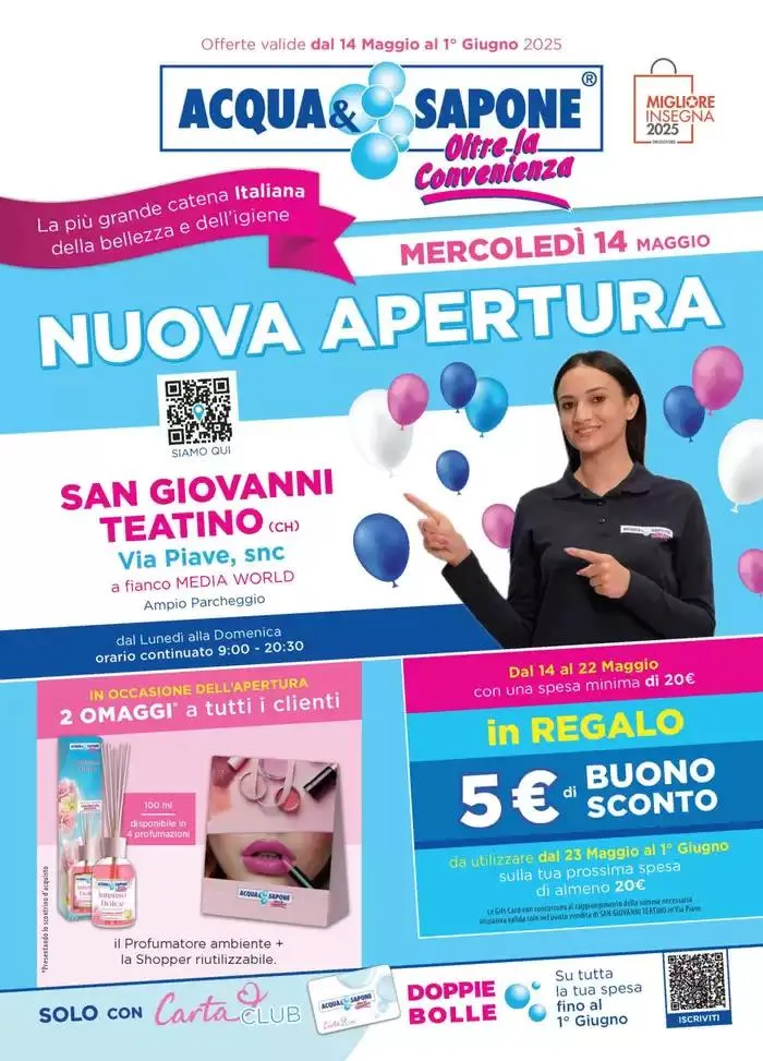 Nuova apertura da 9 maggio a 1 giugno di 2025 - Pagina del volantino 1