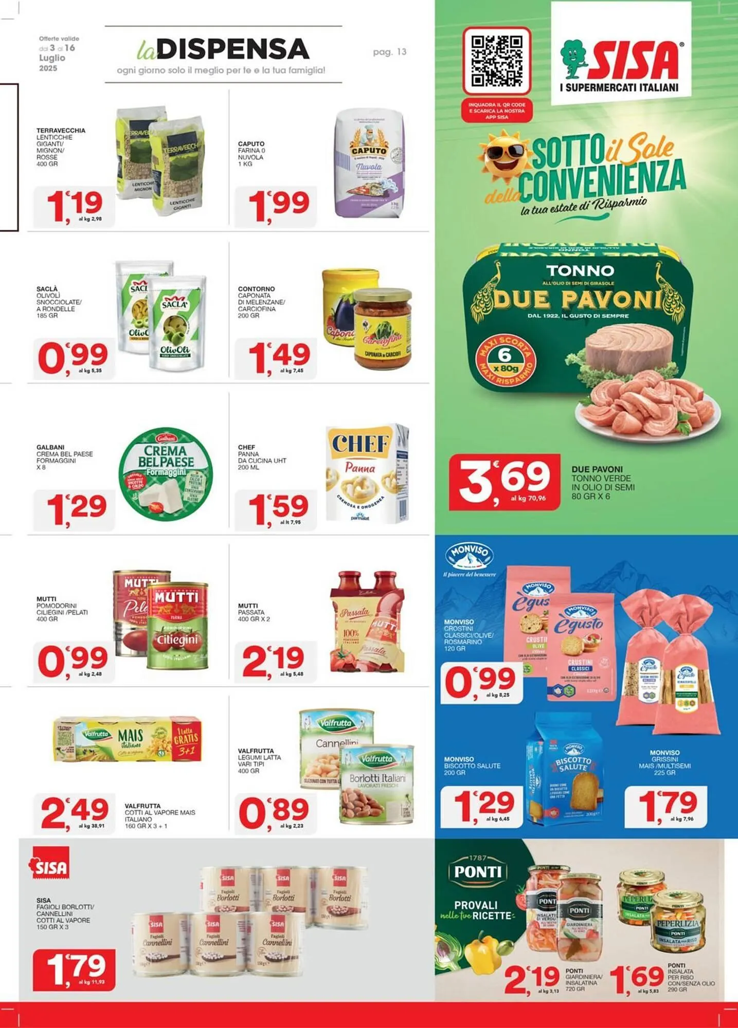 Volantino Sisa da 3 luglio a 16 luglio di 2025 - Pagina del volantino 13