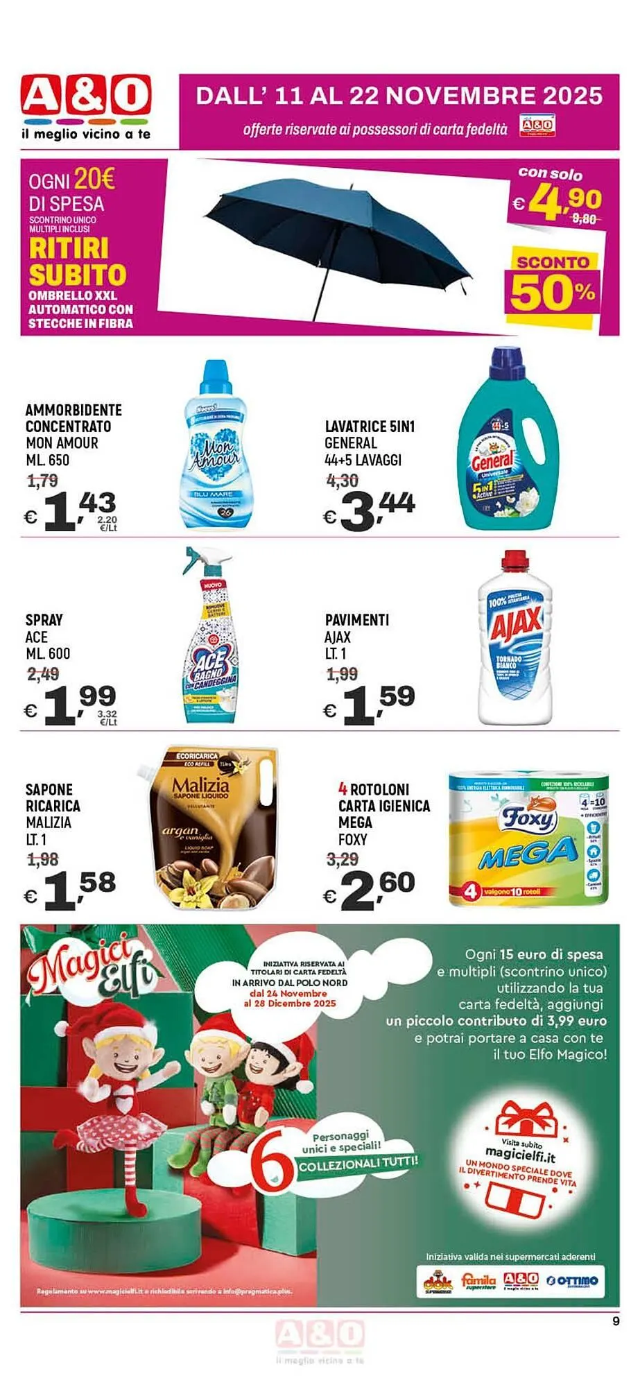 Volantino A&O da 11 novembre a 22 novembre di 2025 - Pagina del volantino 9