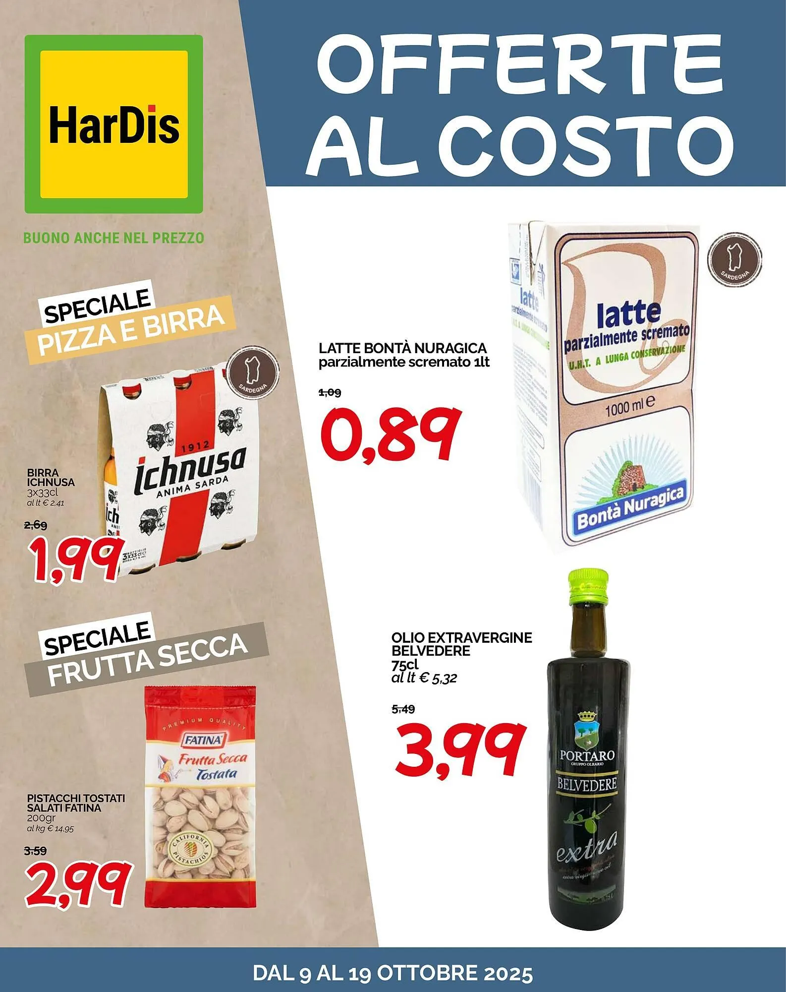 Volantino Hardis da 9 ottobre a 19 ottobre di 2025 - Pagina del volantino 1