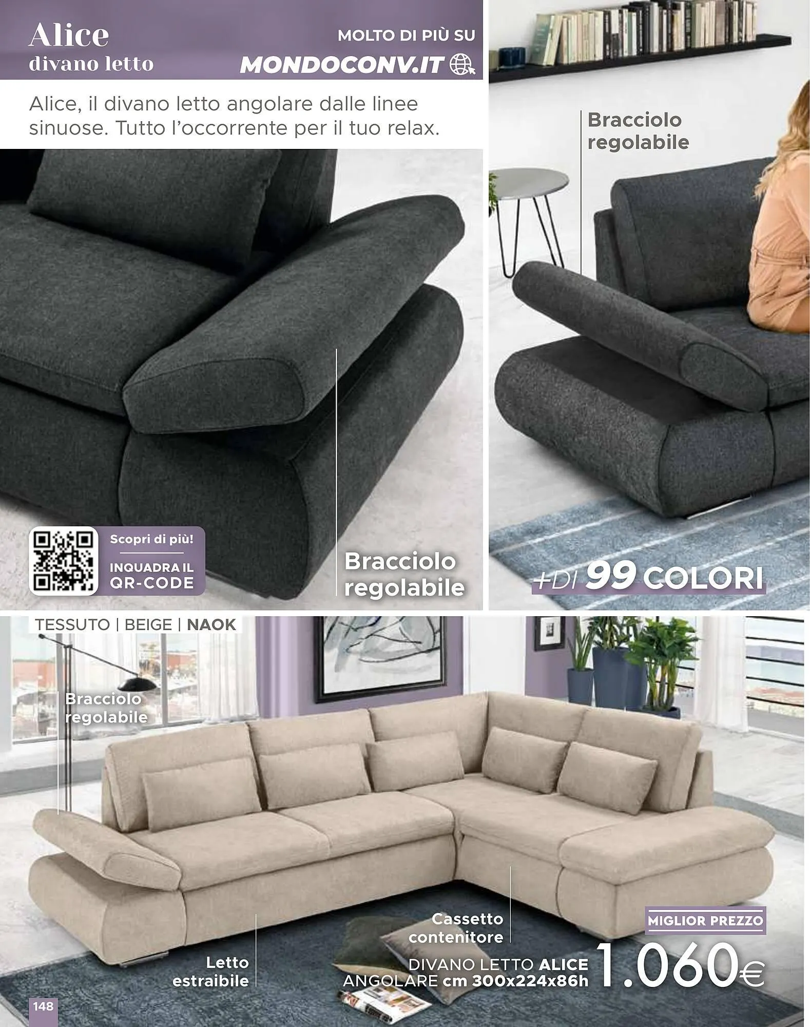 Volantino Mondo Convenienza da 1 aprile a 1 settembre di 2024 - Pagina del volantino 148