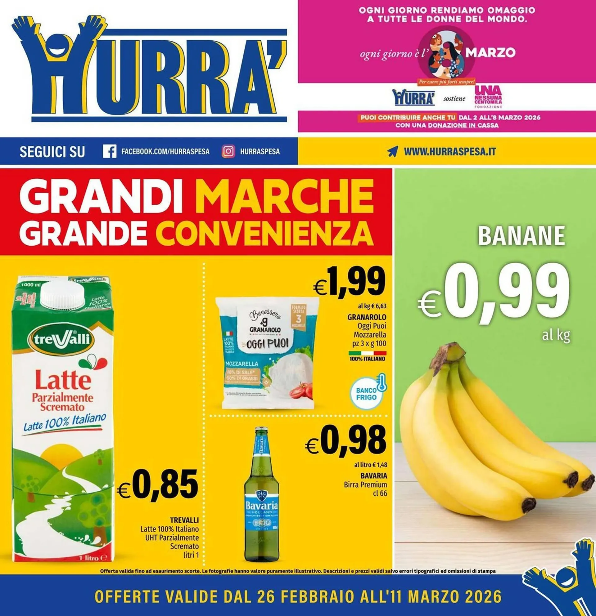 Volantino Hurrà da 26 febbraio a 11 marzo di 2026 - Pagina del volantino 1