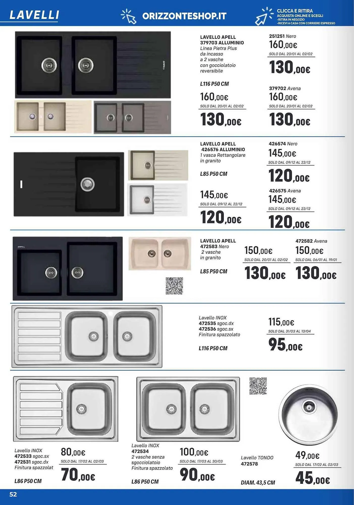 Volantino Orizzonte da 11 febbraio a 30 aprile di 2025 - Pagina del volantino 52