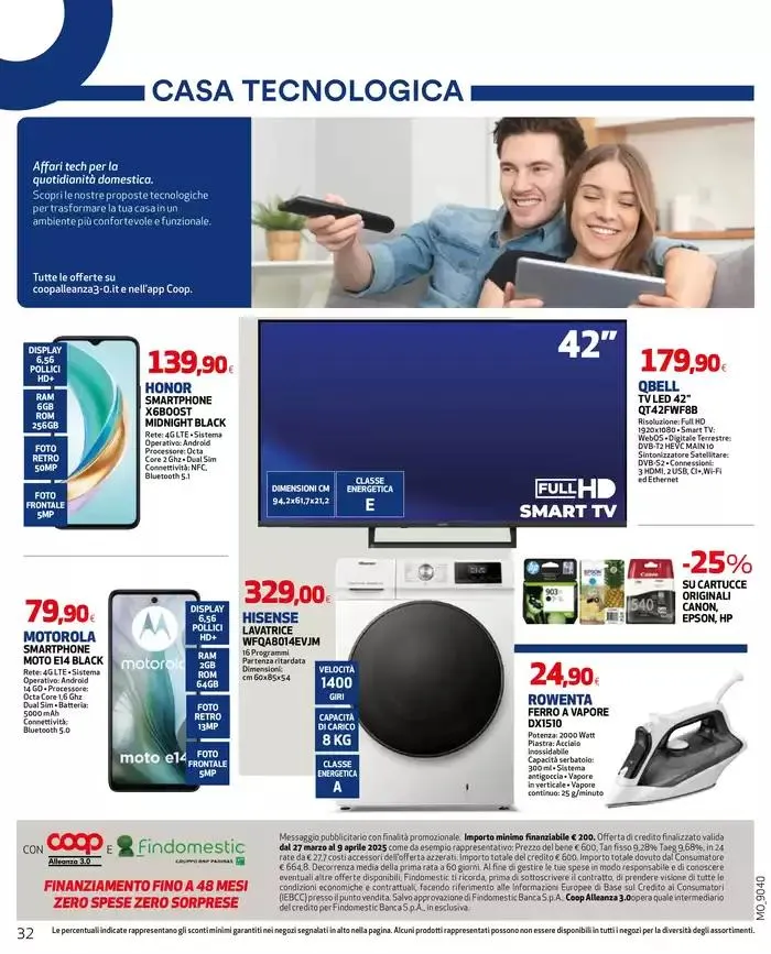 -25% su prodotti della linea da 27 marzo a 9 aprile di 2025 - Pagina del volantino 32