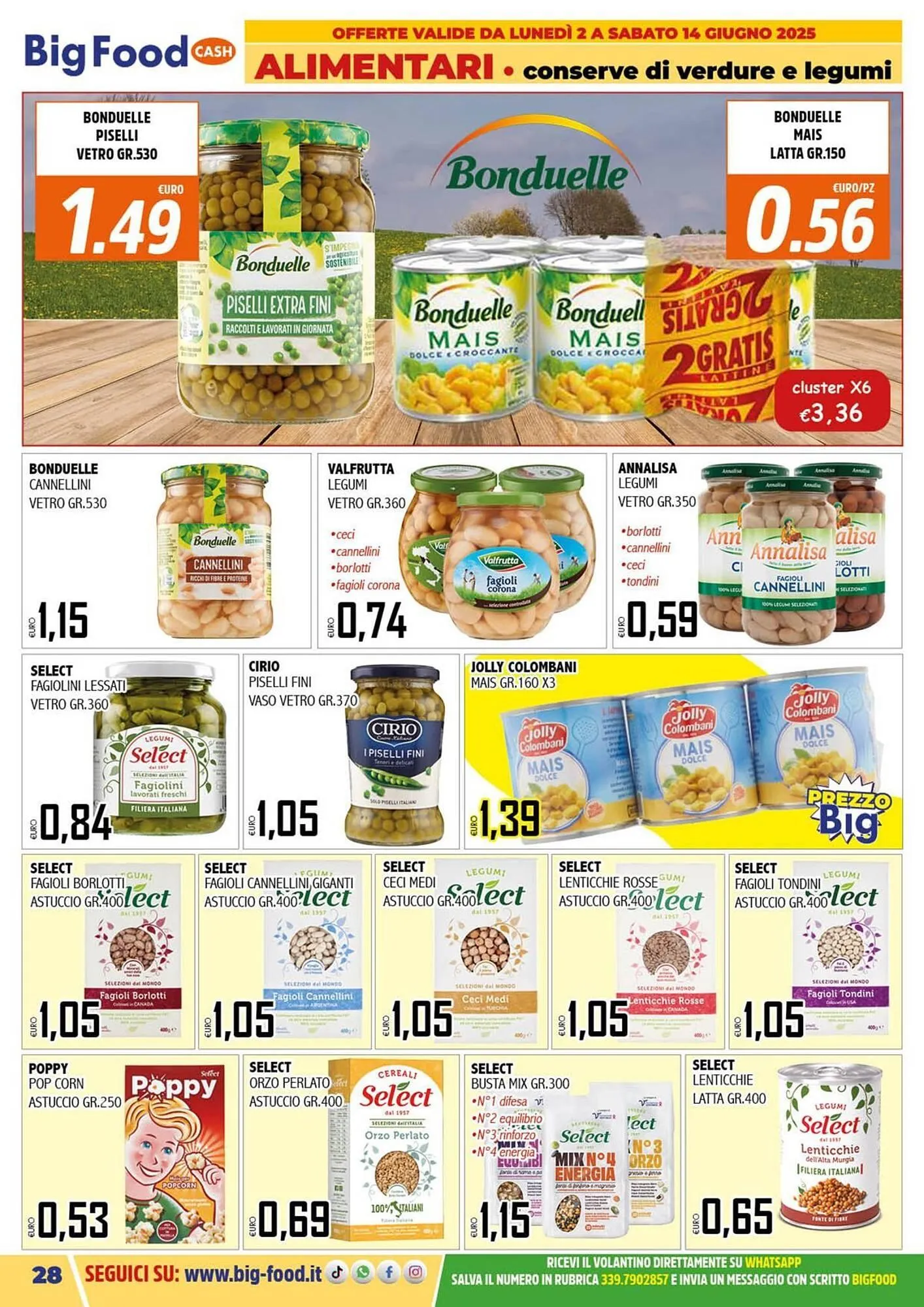 Volantino Big Food da 2 giugno a 14 giugno di 2025 - Pagina del volantino 28