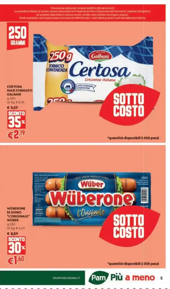 SOTTOCOSTO da 30 gennaio a 8 febbraio di 2025 - Pagina del volantino 5