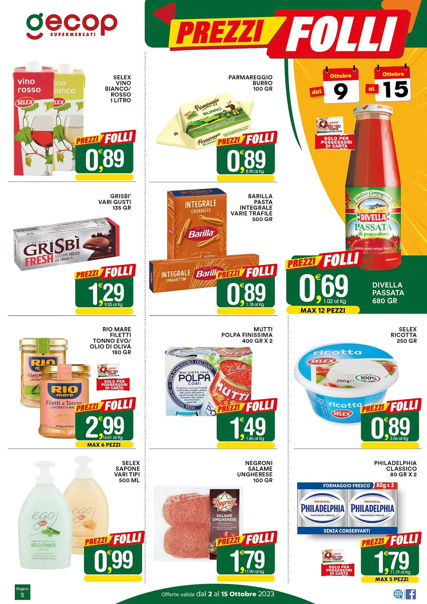 Volantino Gecop da 2 ottobre a 15 ottobre di 2023 - Pagina del volantino 5