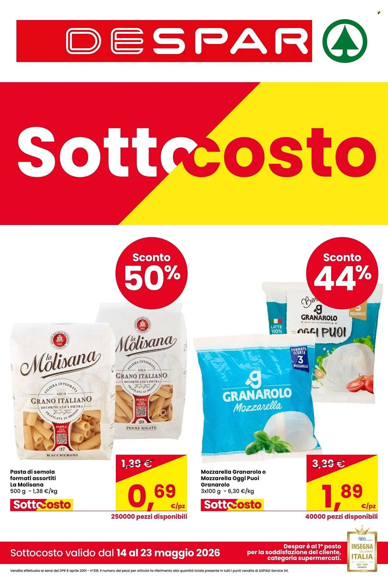 Volantino Despar da 14 maggio a 23 maggio di 2026 - Pagina del volantino 1