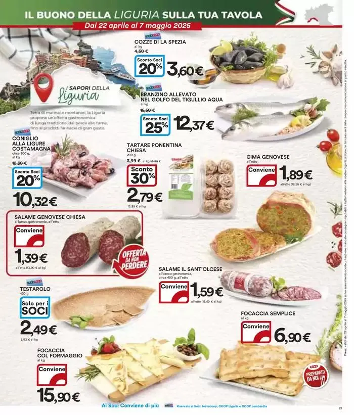 Tutto a 1€, 2€, 3€, 5€ da 22 aprile a 7 maggio di 2025 - Pagina del volantino 21