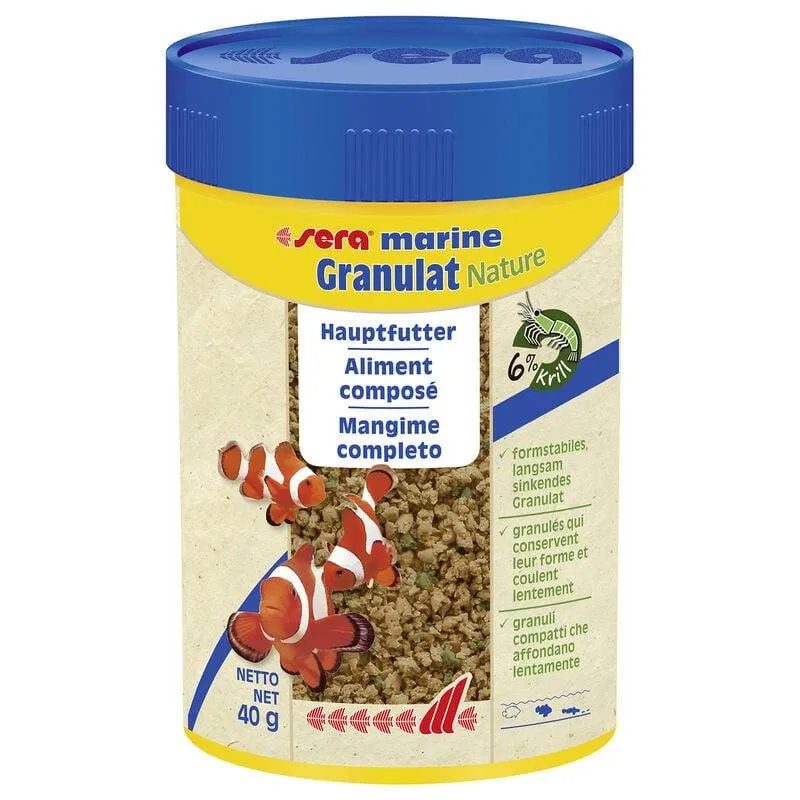 Sera Marine Granulat Nature 100ml - Scad. Gennaio 26