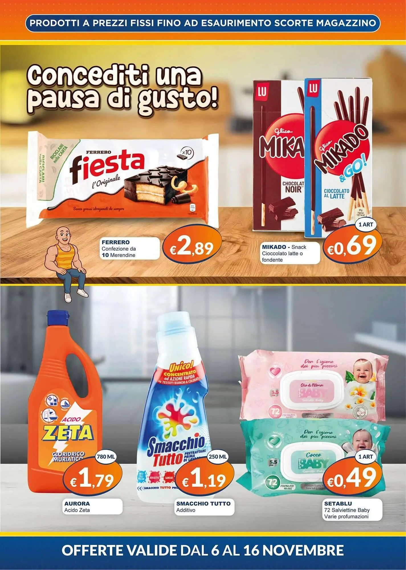 Volantino Mister Risparmio da 6 novembre a 16 novembre di 2025 - Pagina del volantino 6