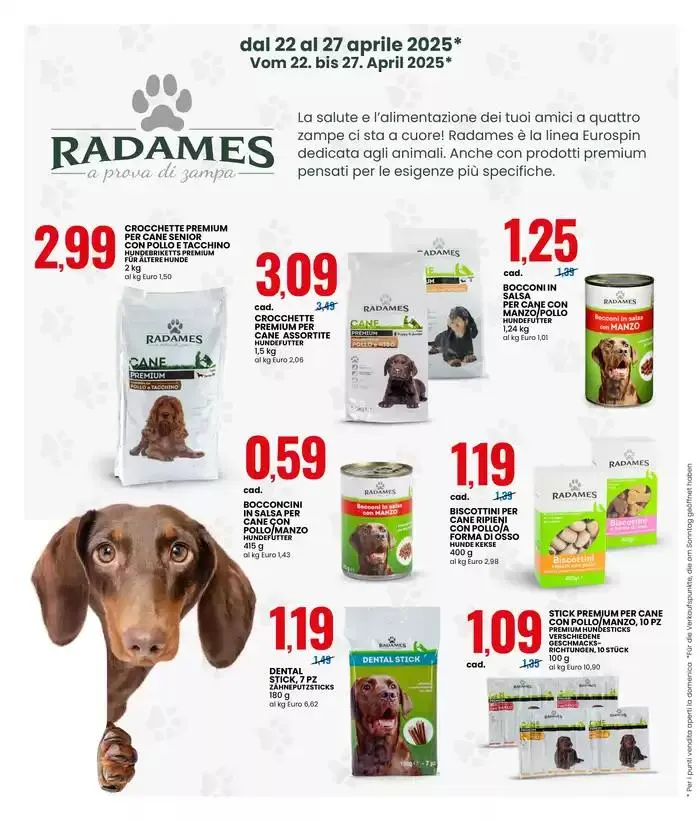 Speciale grigliata e speciale Radames da 22 aprile a 27 aprile di 2025 - Pagina del volantino 8