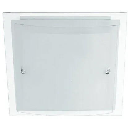 Plafoniera Dritta - curva 30 cm x 30 cm x 9 cm