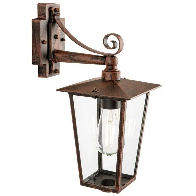 Applique classico da esterno Ribot ruggine IP43 1X E27 SOVIL