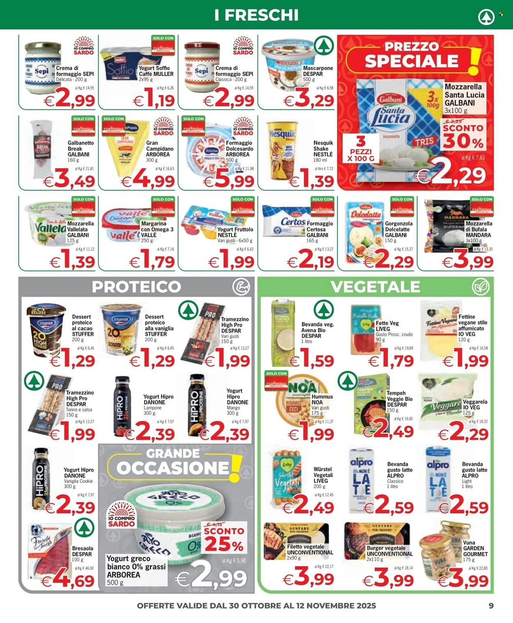 Volantino Despar da 30 ottobre a 12 novembre di 2025 - Pagina del volantino 9