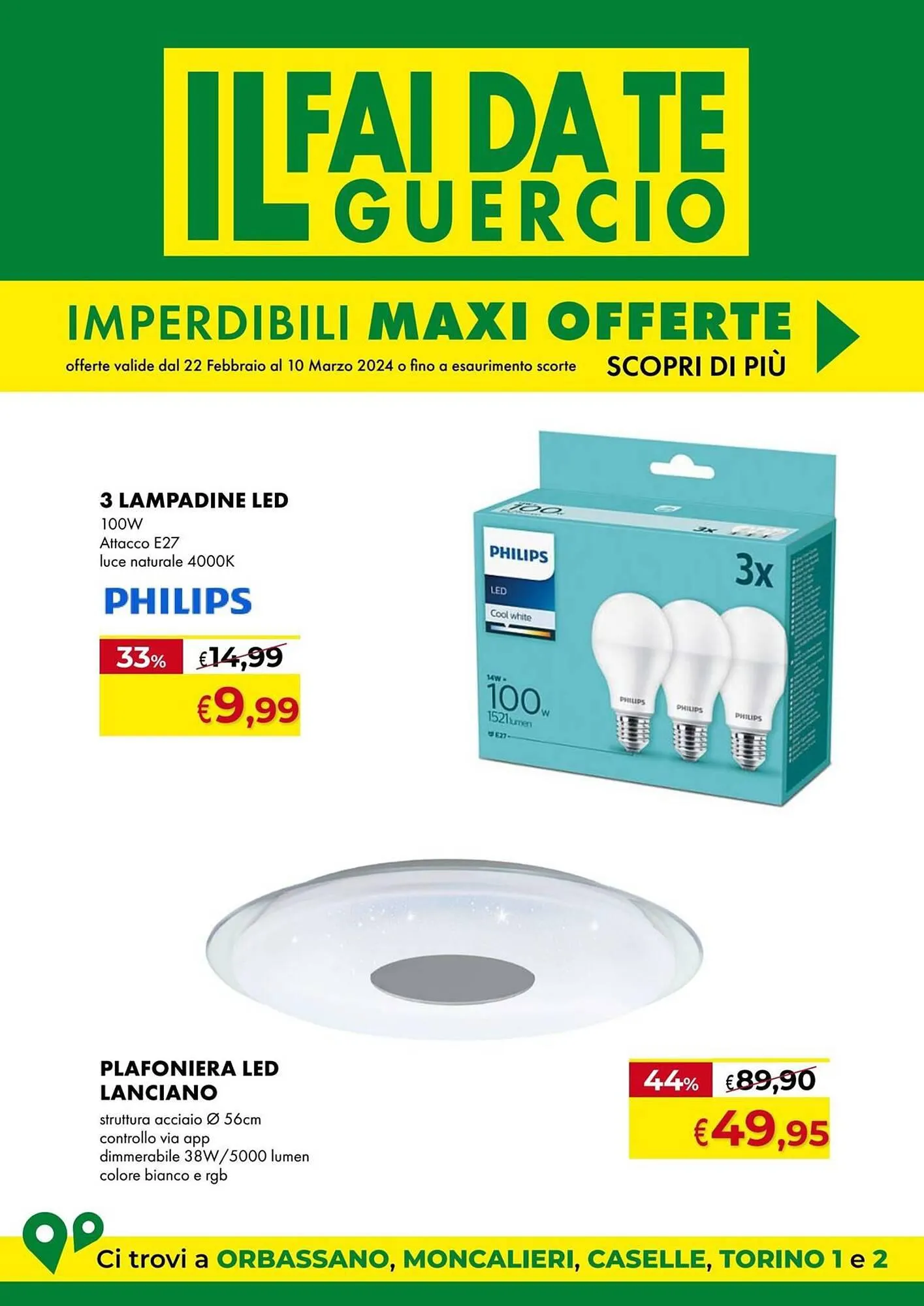 Volantino Il Fai Da Te Guercio da 22 febbraio a 10 marzo di 2024 - Pagina del volantino 