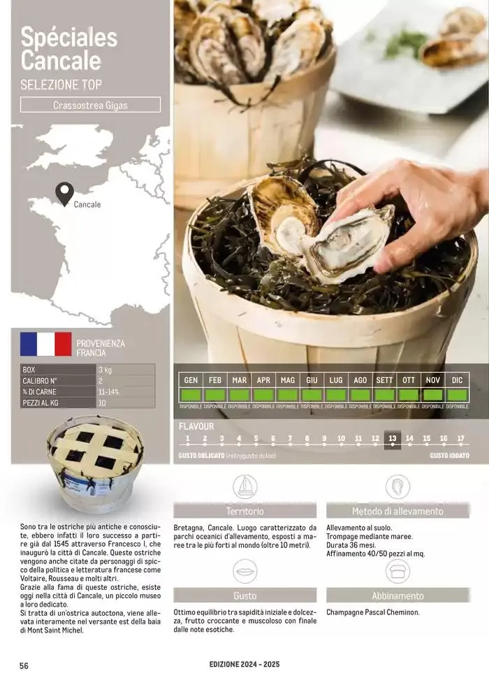 Catalogo Frutti di mare da 2 gennaio a 31 luglio di 2025 - Pagina del volantino 56