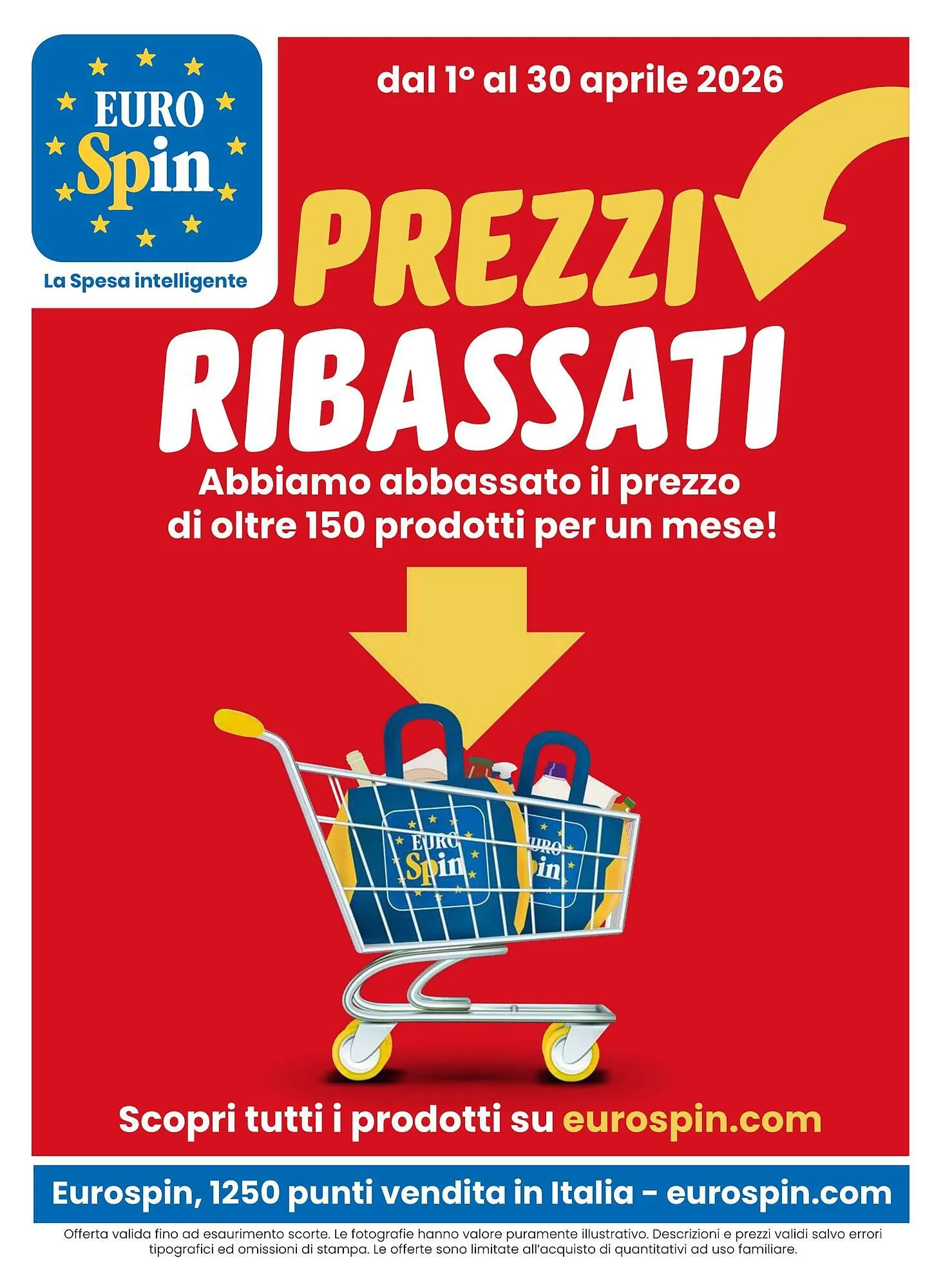 Volantino Eurospin da 1 aprile a 30 aprile di 2026 - Pagina del volantino 1