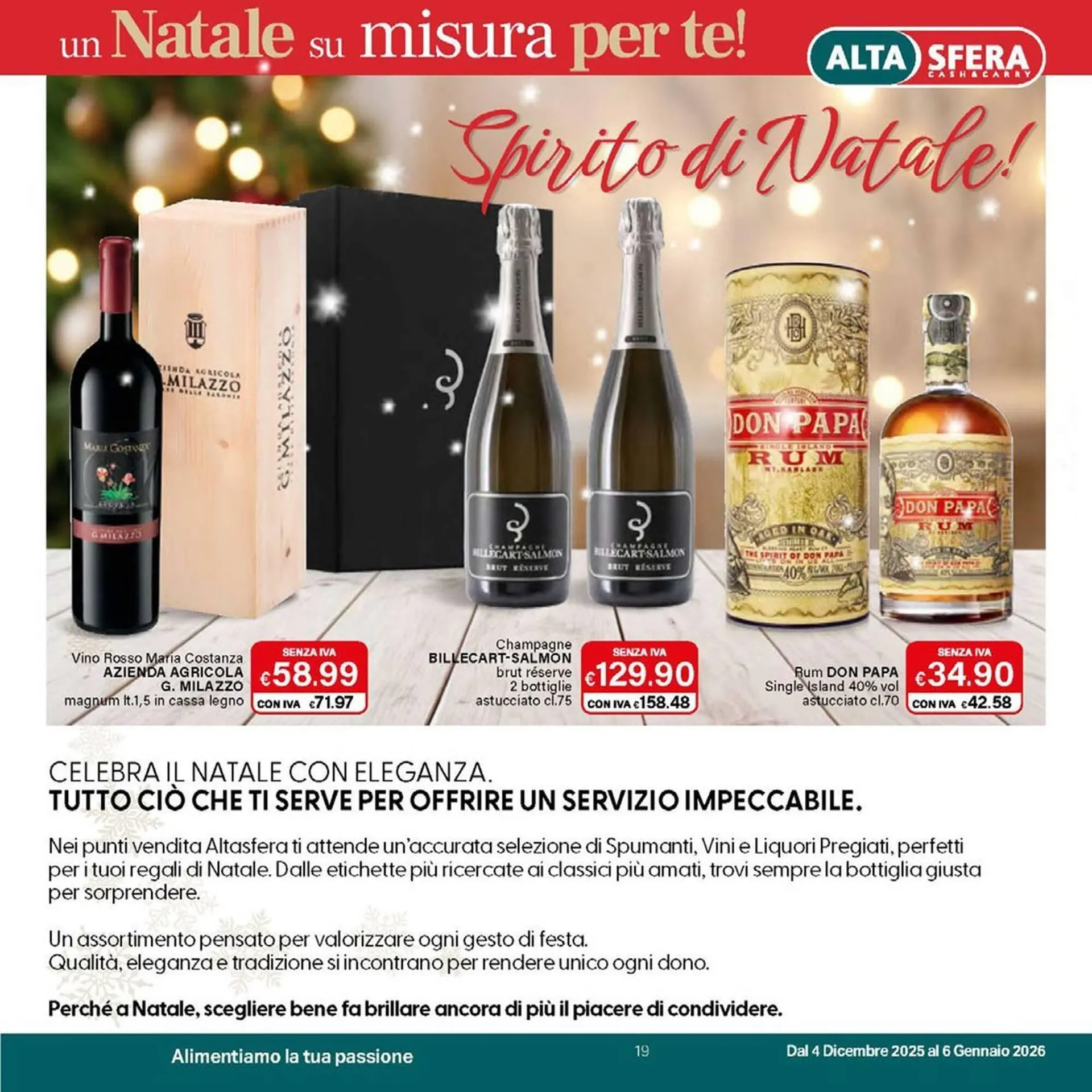 Volantino Altasfera da 4 dicembre a 6 gennaio di 2026 - Pagina del volantino 19