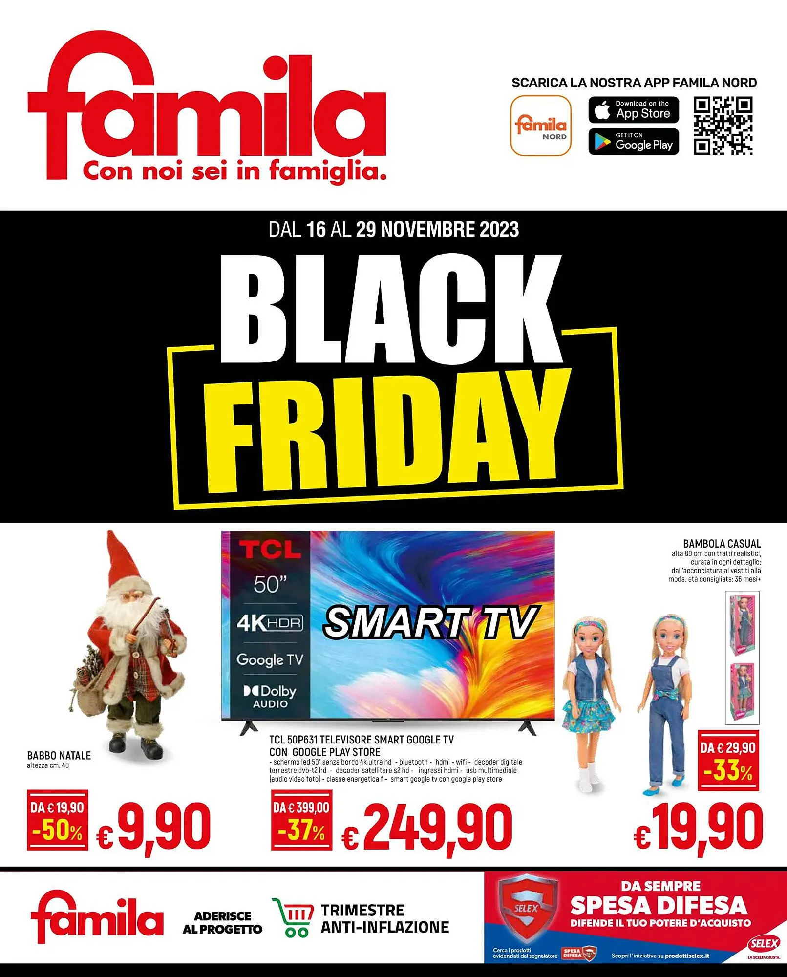 Volantino Famila da 16 novembre a 29 novembre di 2023 - Pagina del volantino 1