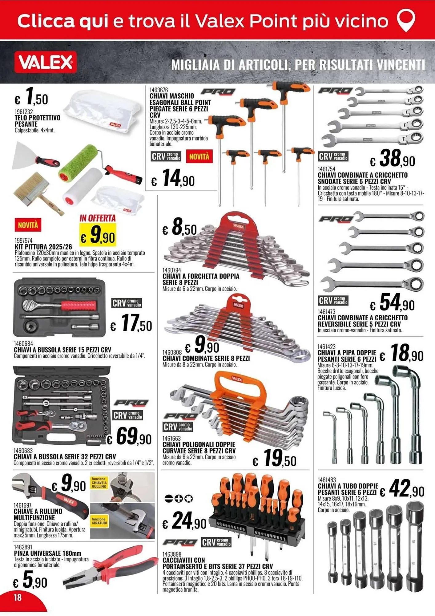 Volantino Valex da 13 gennaio a 22 marzo di 2026 - Pagina del volantino 18