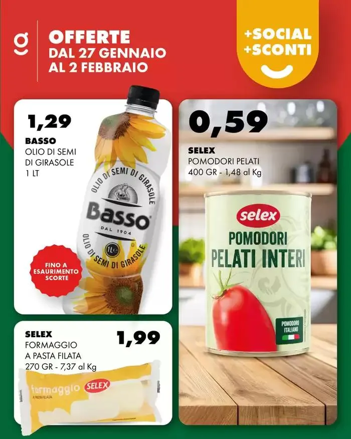 Offerte dal 27 gennaio al 2 febbraio - 1