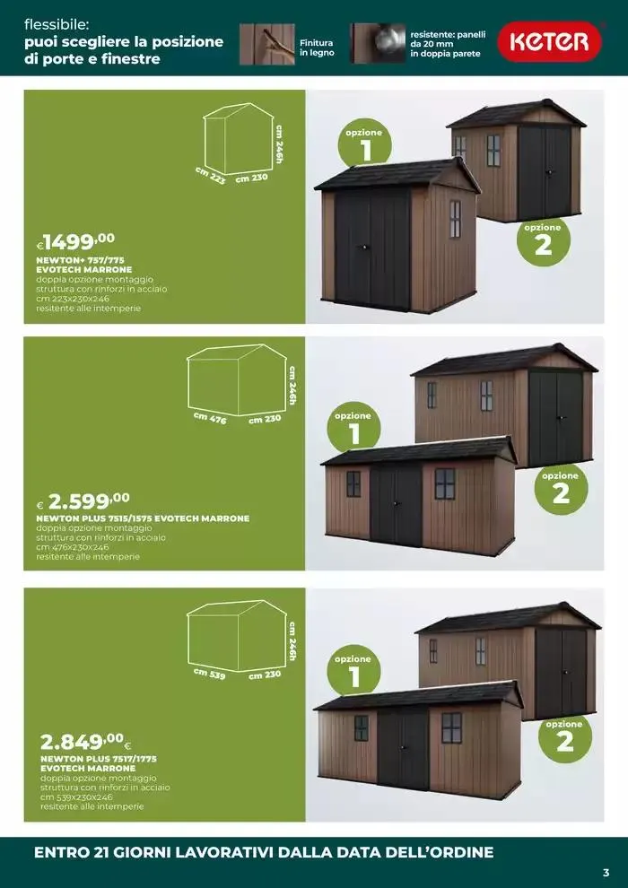 Casette da giardino da 13 marzo a 7 maggio di 2025 - Pagina del volantino 3