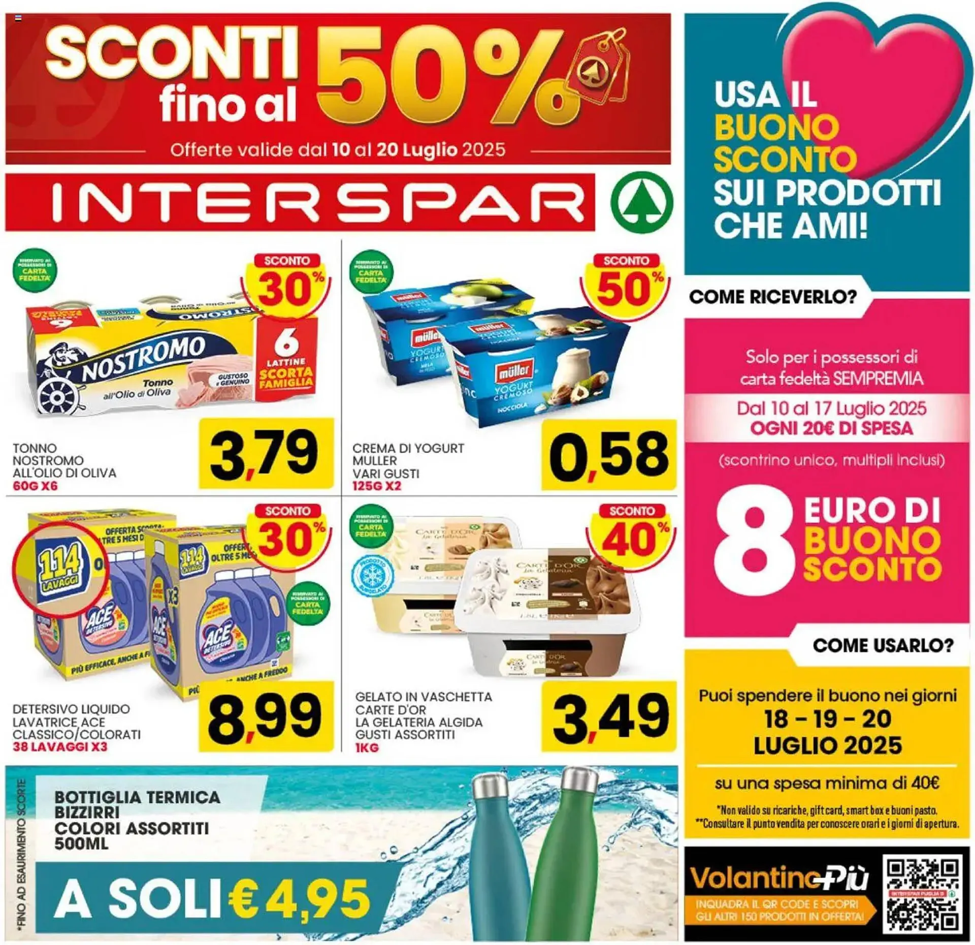 Volantino Interspar da 10 luglio a 20 luglio di 2025 - Pagina del volantino 1