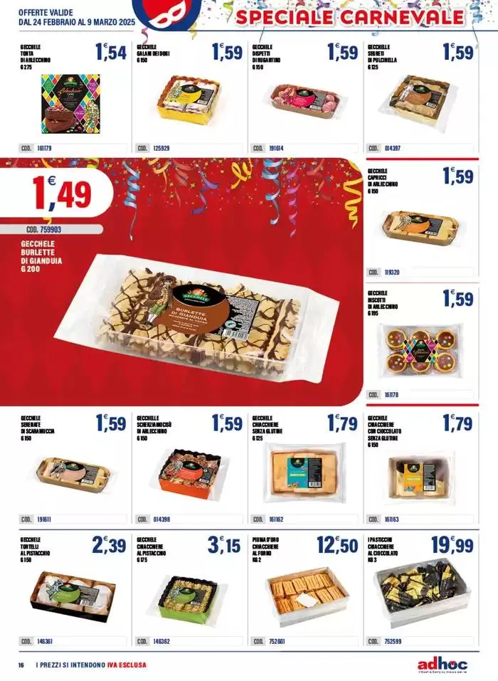 Speciale carnevale da 24 febbraio a 9 marzo di 2025 - Pagina del volantino 16