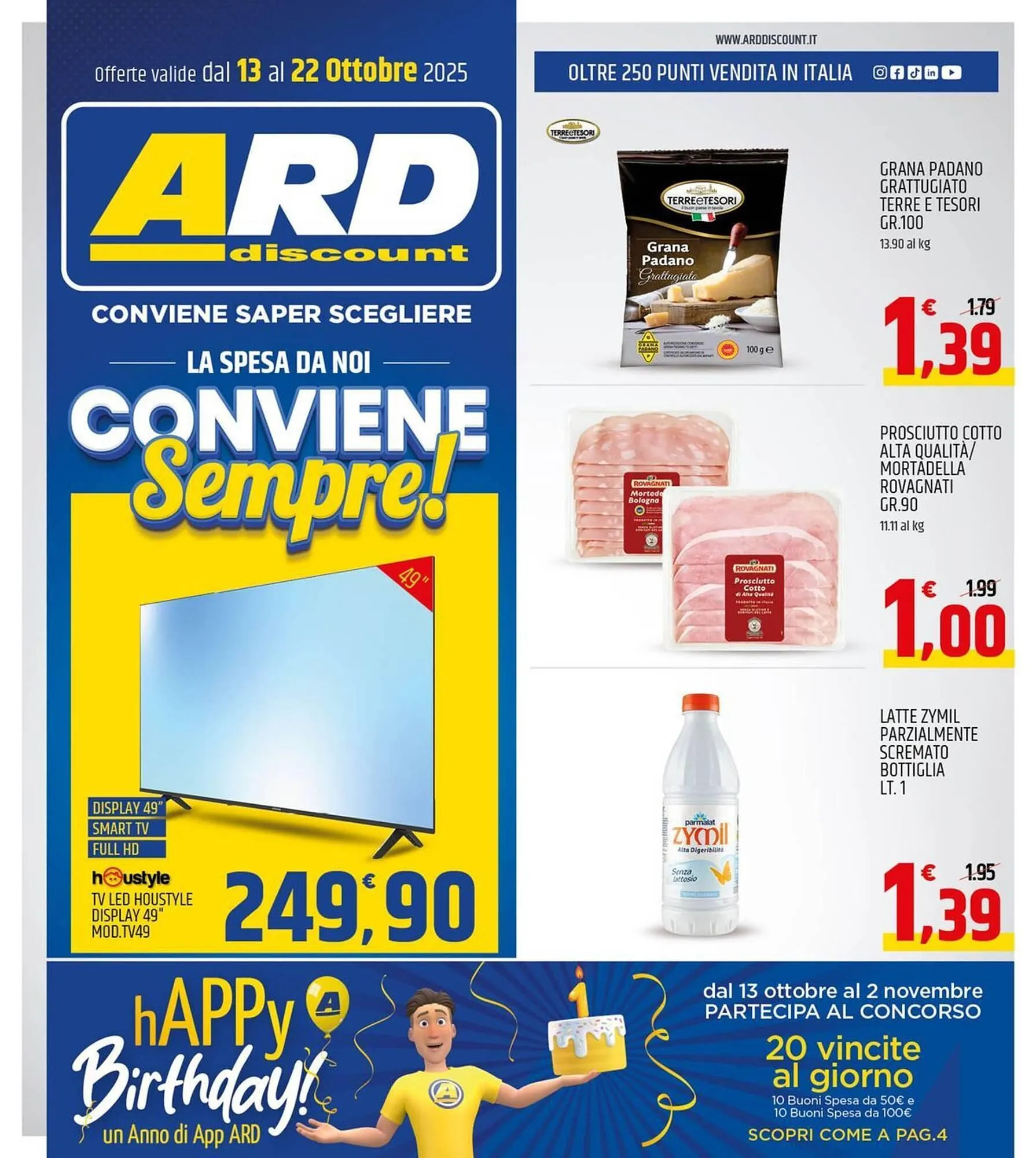 Volantino Ard Discount da 13 ottobre a 22 ottobre di 2025 - Pagina del volantino 1