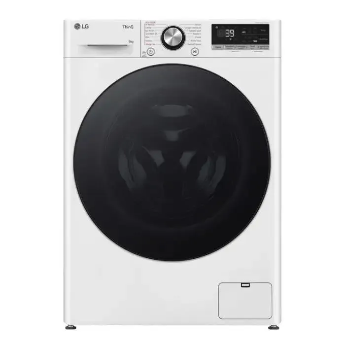 LG F4R7009TSWB Lavatrice 9kg AI DD, Classe A-10%, 1400 giri, TurboWash, Vapore