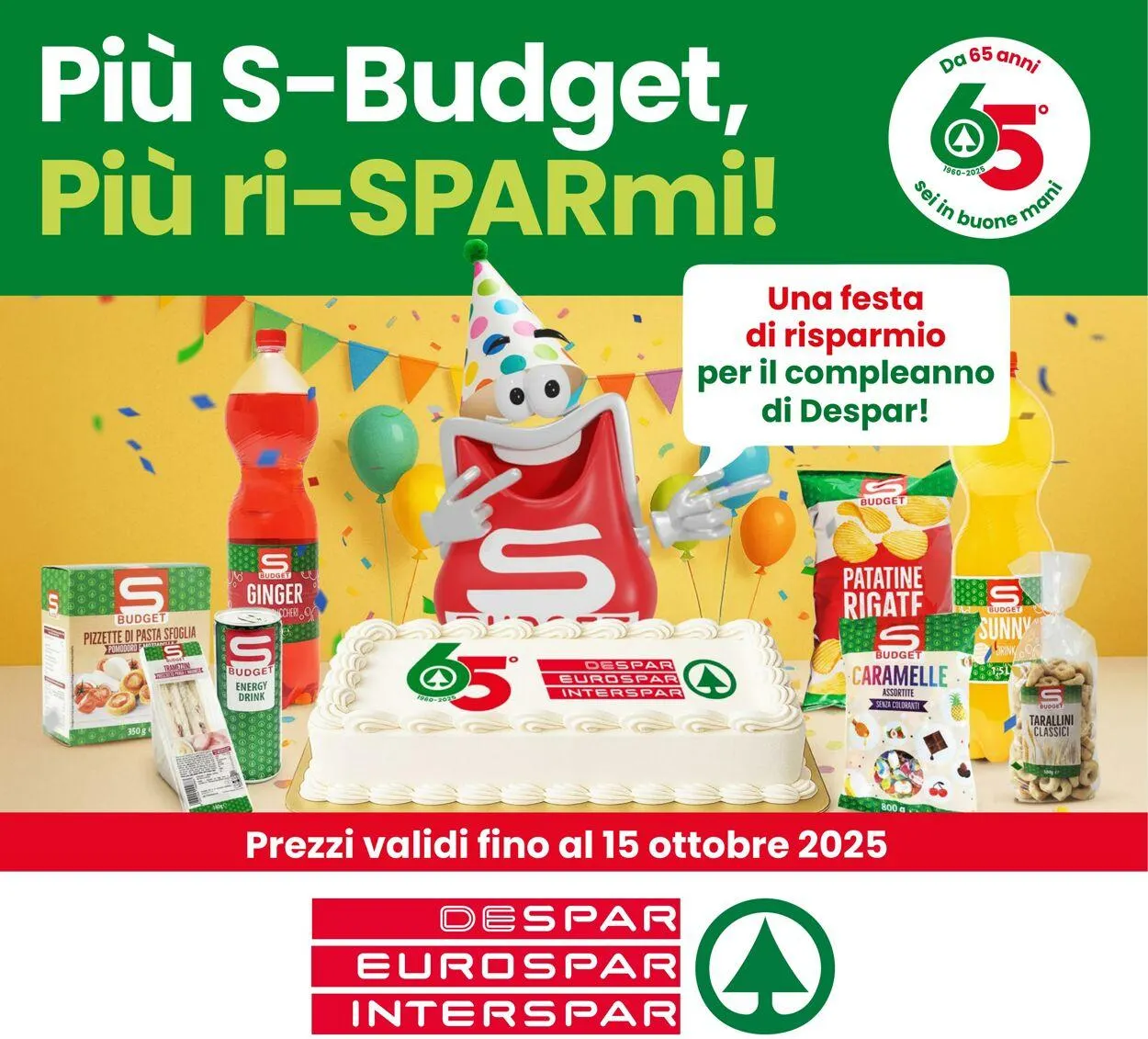 Eurospar Volantino attuale da 18 settembre a 15 ottobre di 2025 - Pagina del volantino 1