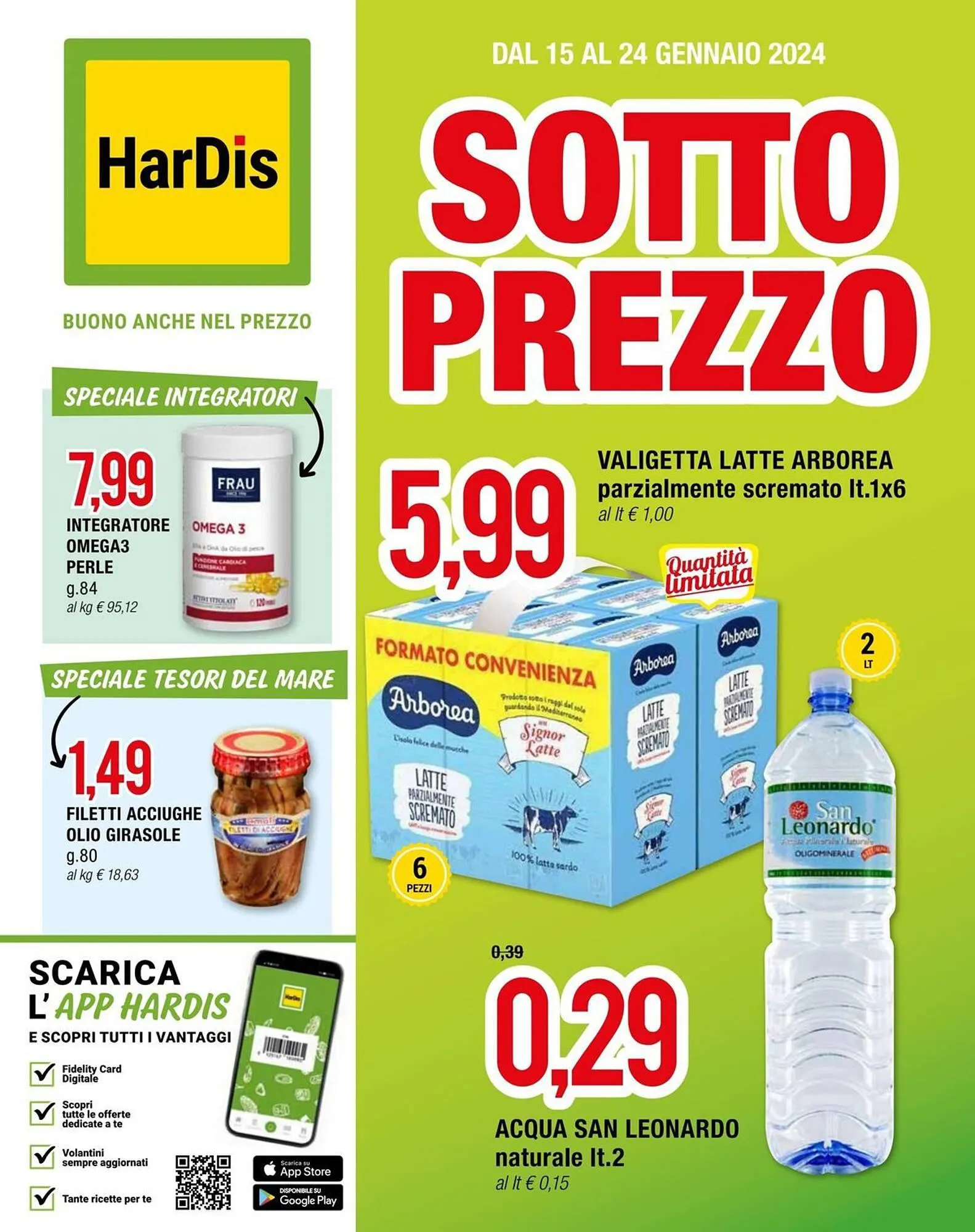 Volantino Hardis da 15 gennaio a 24 gennaio di 2024 - Pagina del volantino 1