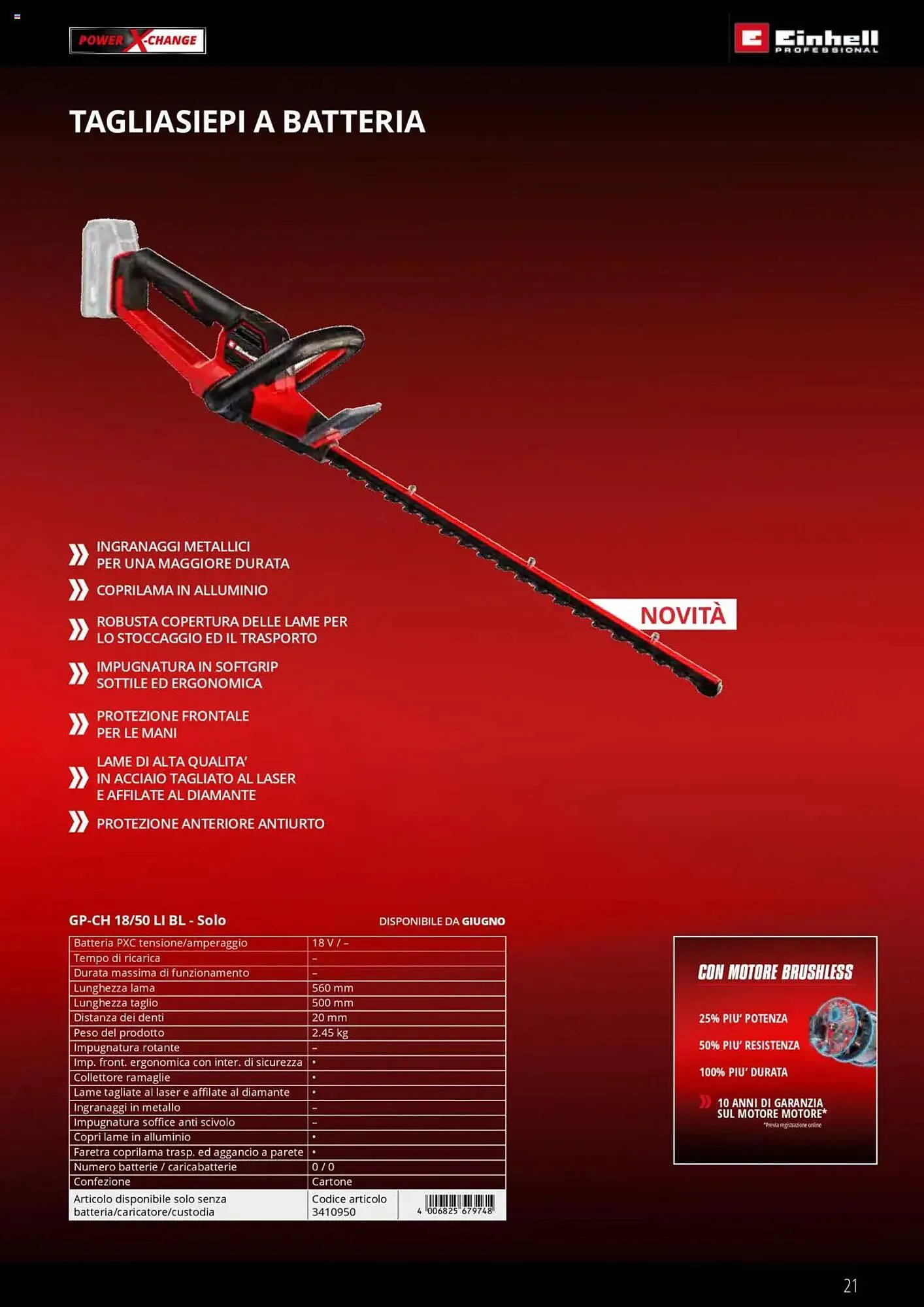 Volantino Einhell da 1 febbraio a 31 dicembre di 2025 - Pagina del volantino 21