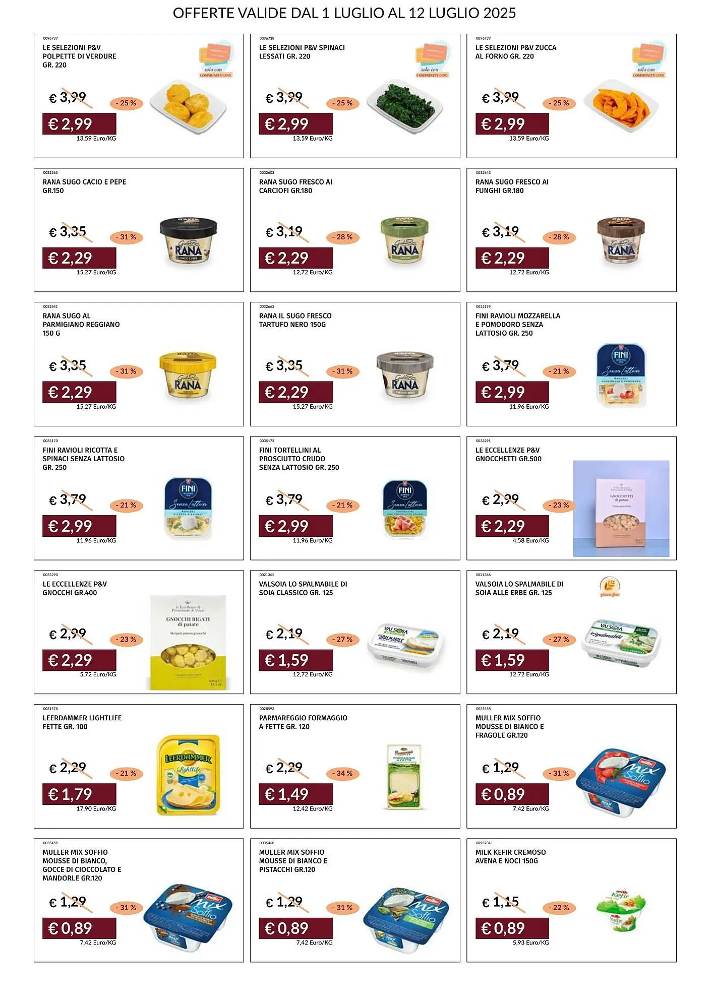Volantino Prezzemolo e Vitale da 1 luglio a 12 luglio di 2025 - Pagina del volantino 6