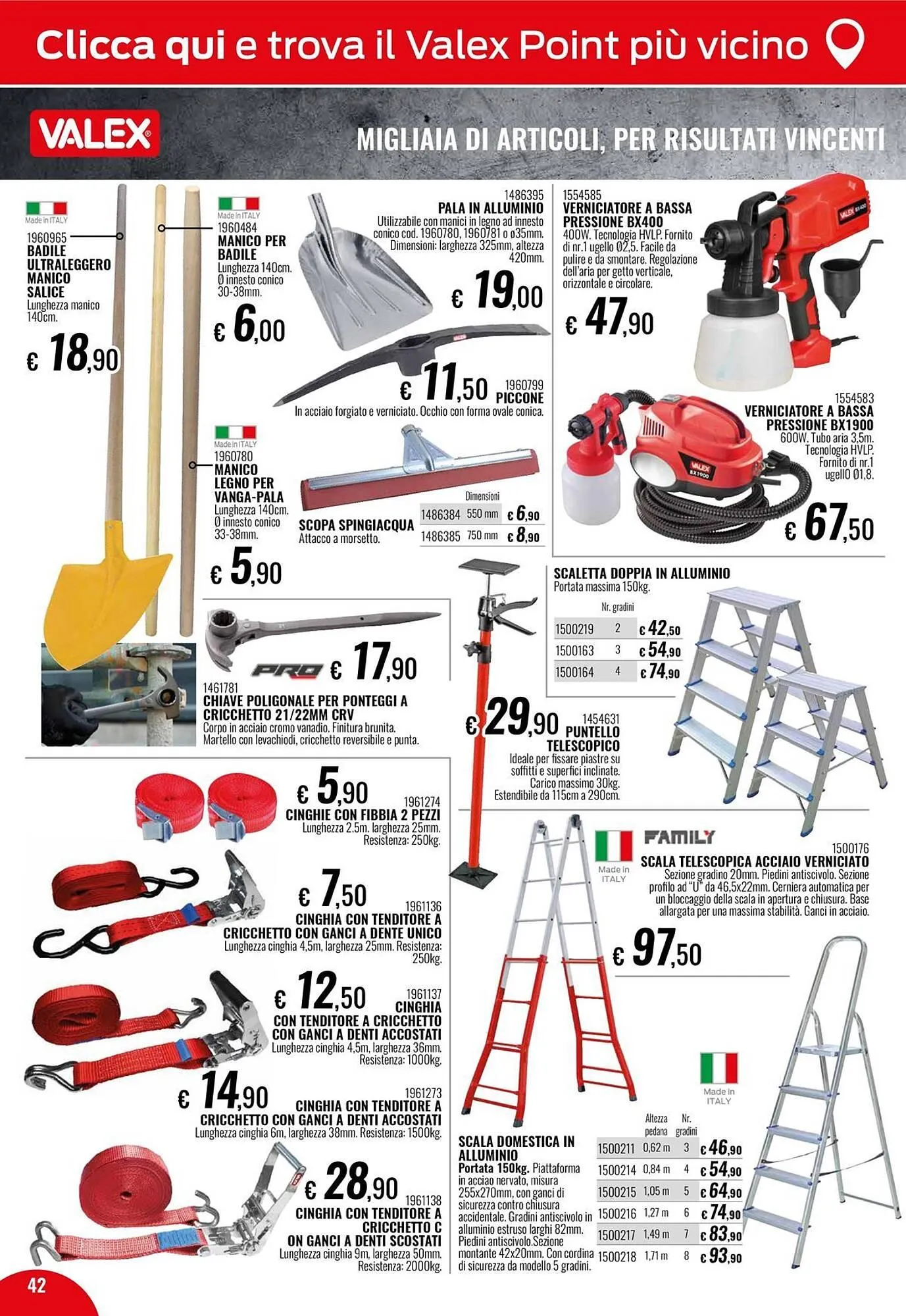 Volantino Valex da 26 marzo a 22 settembre di 2026 - Pagina del volantino 42
