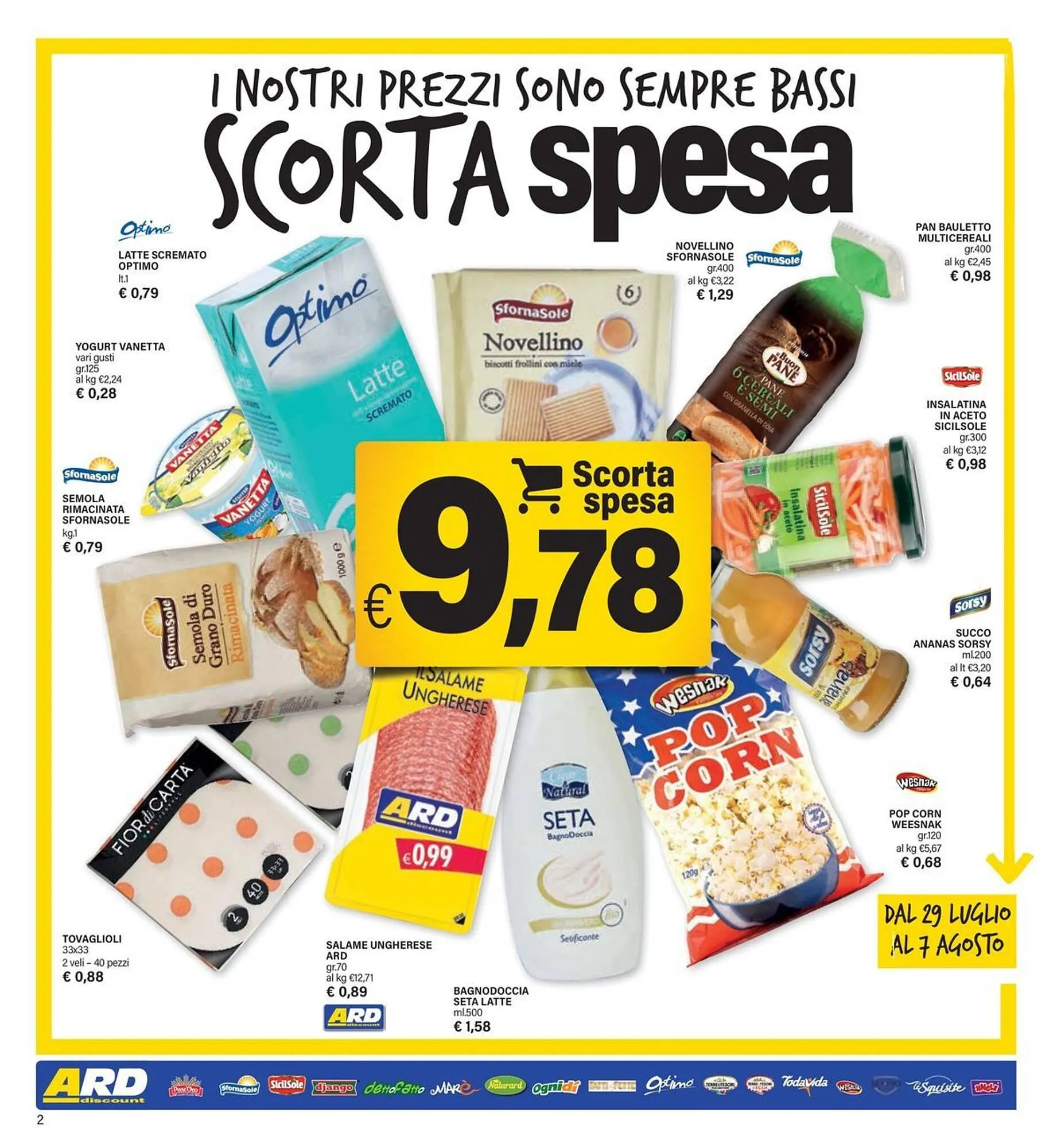 Volantino Ard Discount da 29 luglio a 7 agosto di 2024 - Pagina del volantino 2