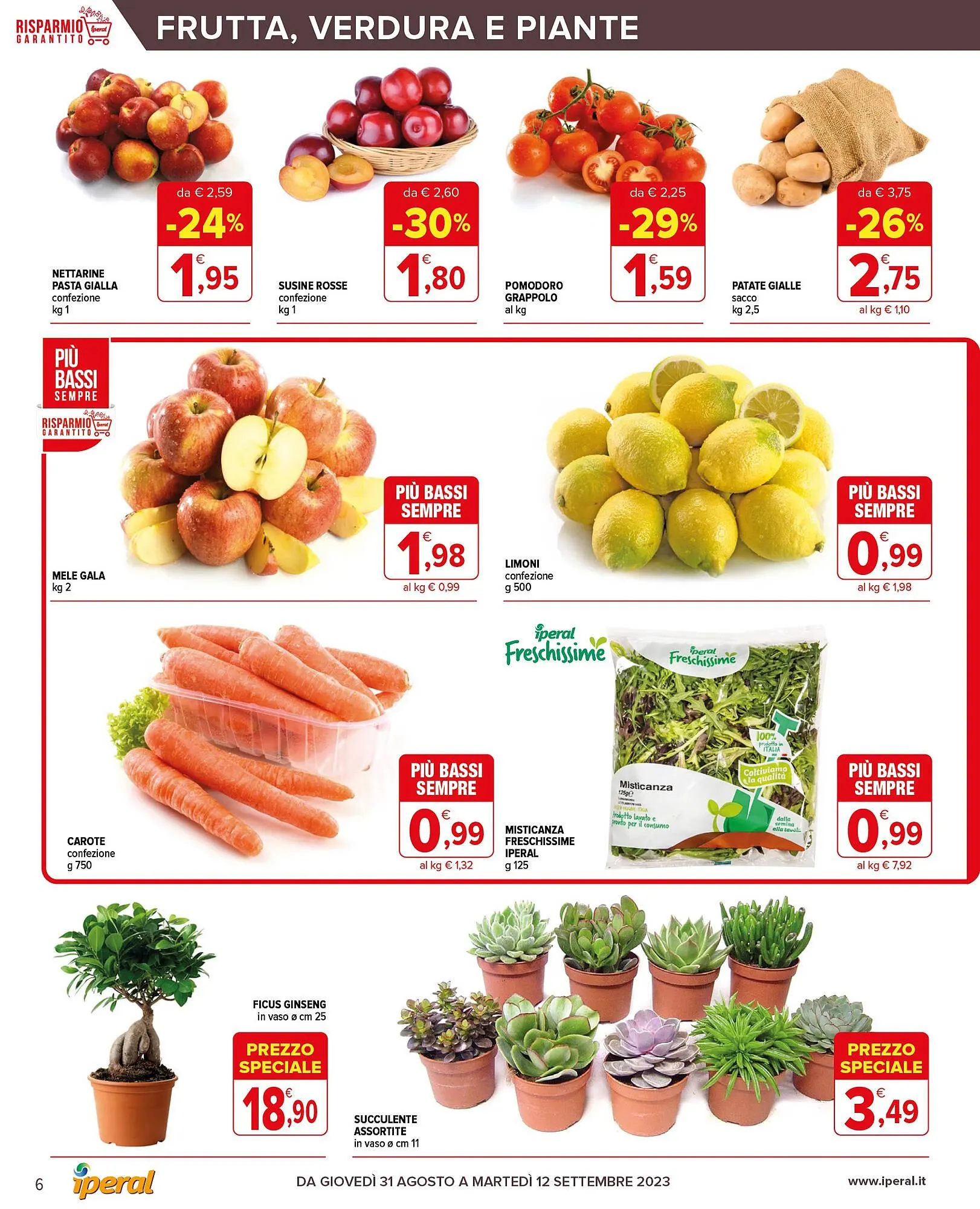 Volantino Iperal da 31 agosto a 12 settembre di 2023 - Pagina del volantino 6