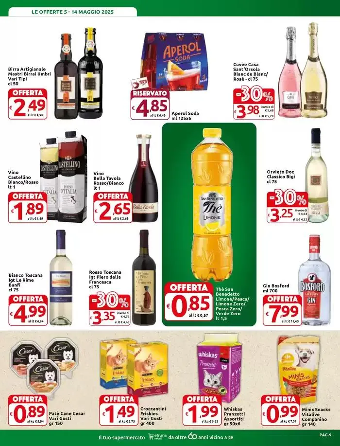 Sconti fino al 40% da 5 maggio a 14 maggio di 2025 - Pagina del volantino 9