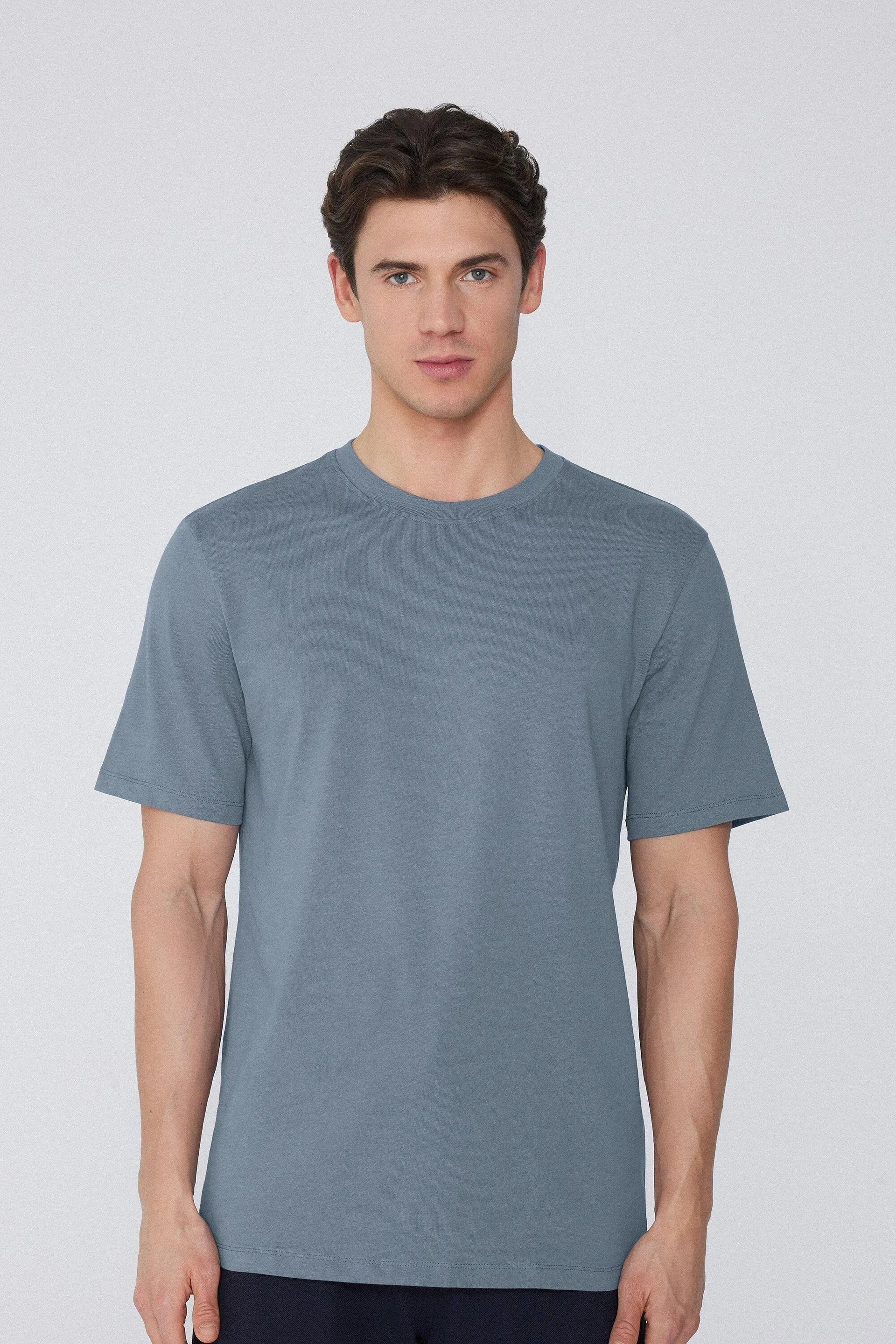 T-Shirt in 100% Cotone a Girocollo