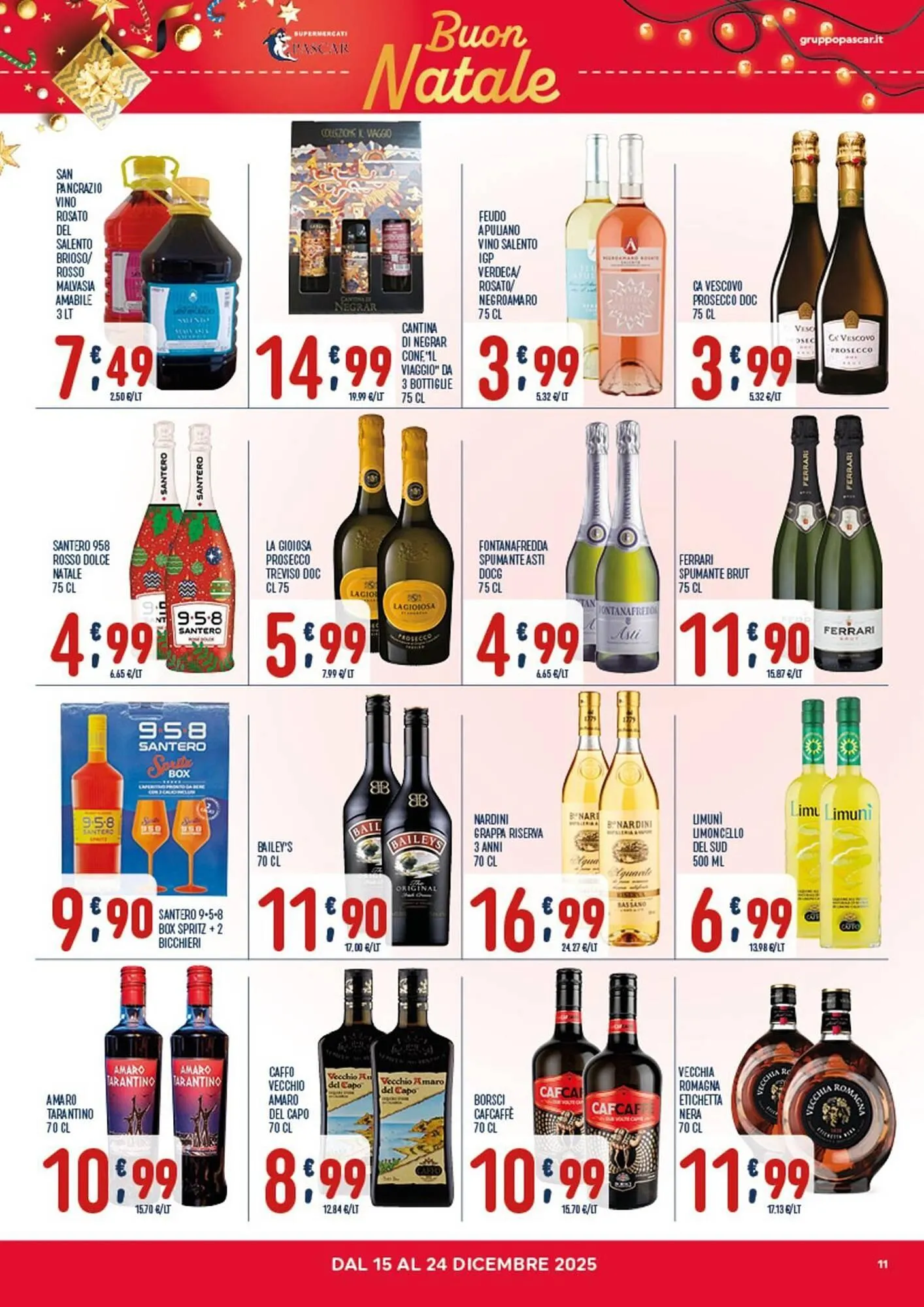 Volantino Gruppo Pascar da 15 dicembre a 24 dicembre di 2025 - Pagina del volantino 11