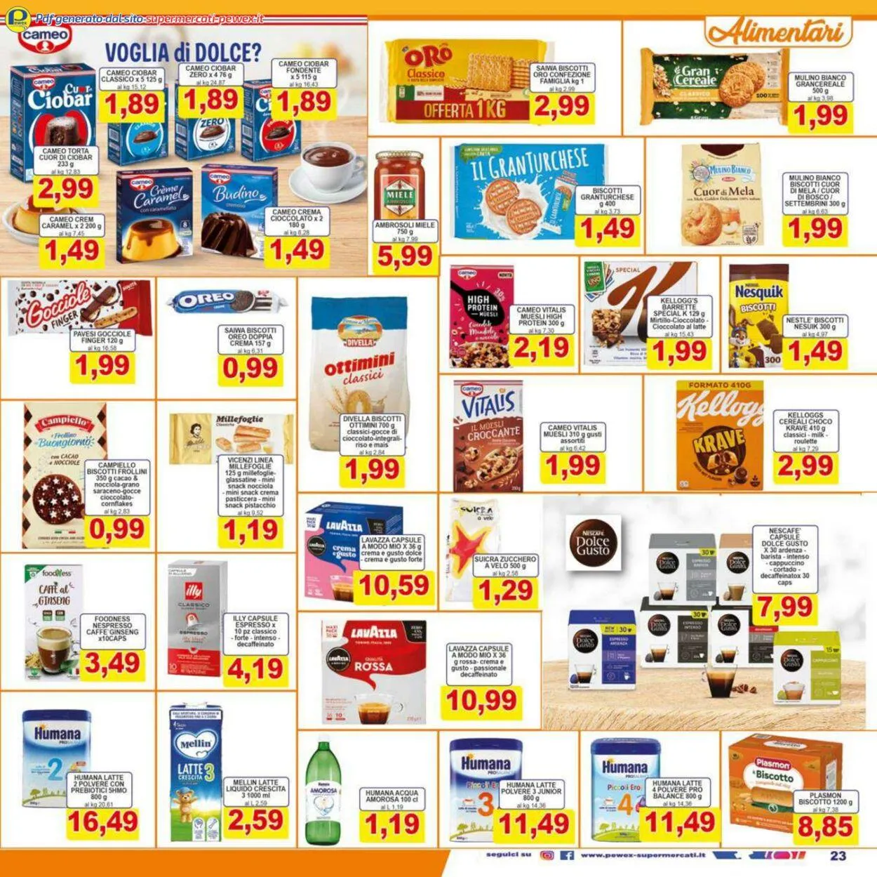 Pewex Volantino attuale da 6 dicembre a 15 dicembre di 2025 - Pagina del volantino 23