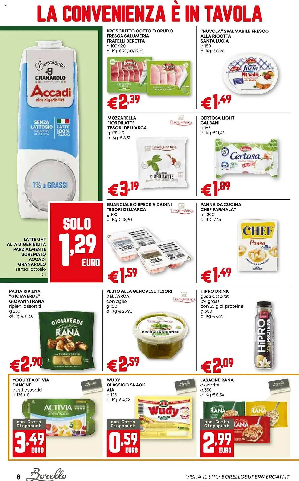 Volantino Borello Supermercati da 12 giugno a 25 giugno di 2025 - Pagina del volantino 8