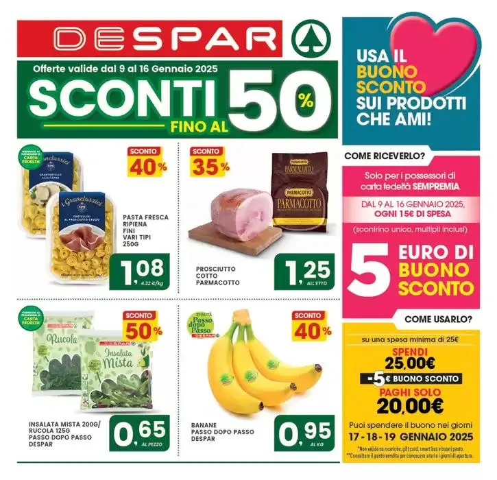 Sconti fino al 50% da 9 gennaio a 16 dicembre di 2025 - Pagina del volantino 1