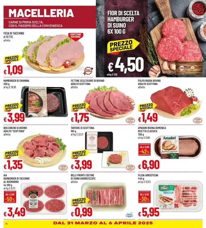 GALASSIA BUONO SPESA 20% + GRANDI MARCHE SC.FINO 50% da 26 marzo a 6 aprile di 2025 - Pagina del volantino 12