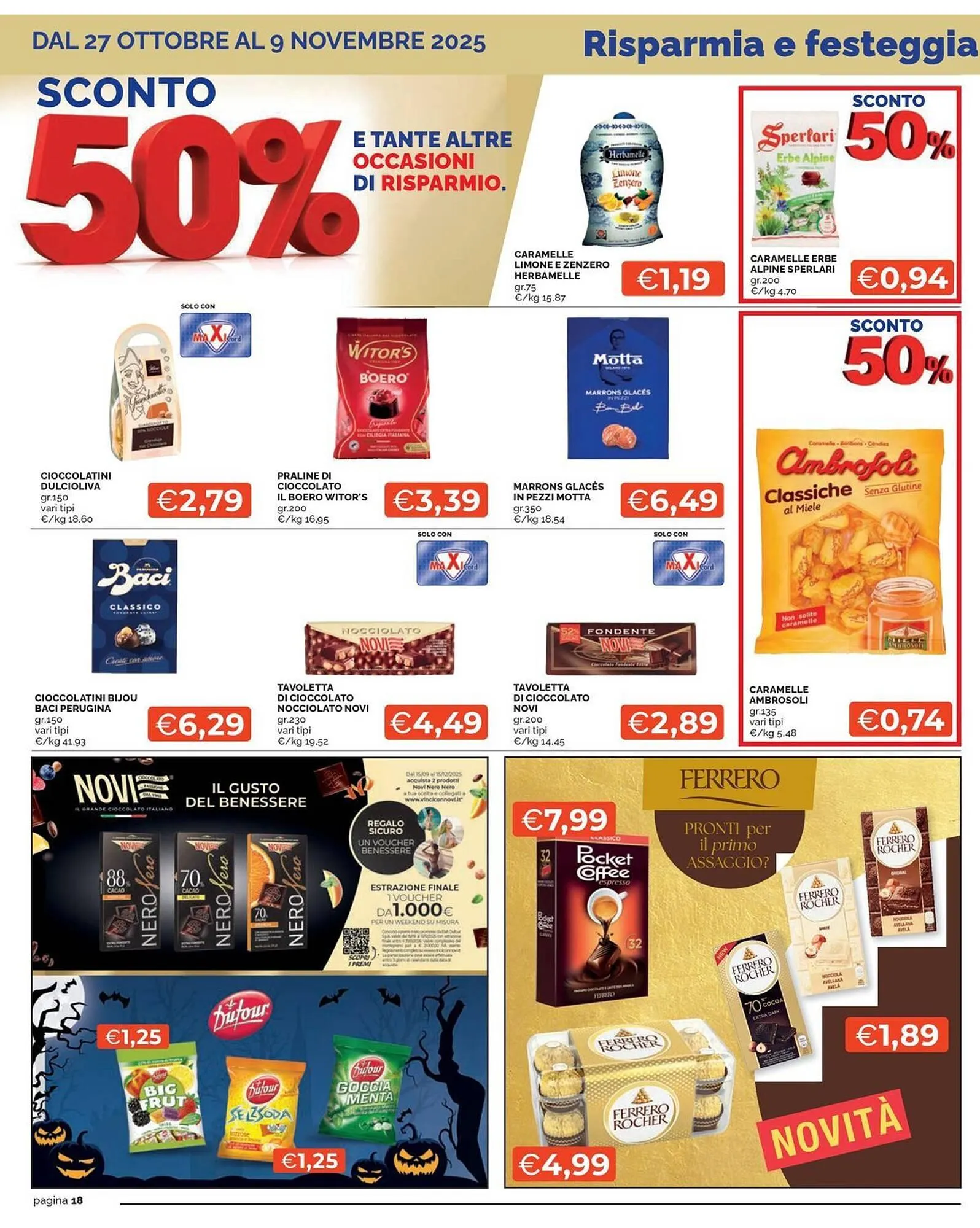Volantino Maxisconto da 27 ottobre a 9 novembre di 2025 - Pagina del volantino 18