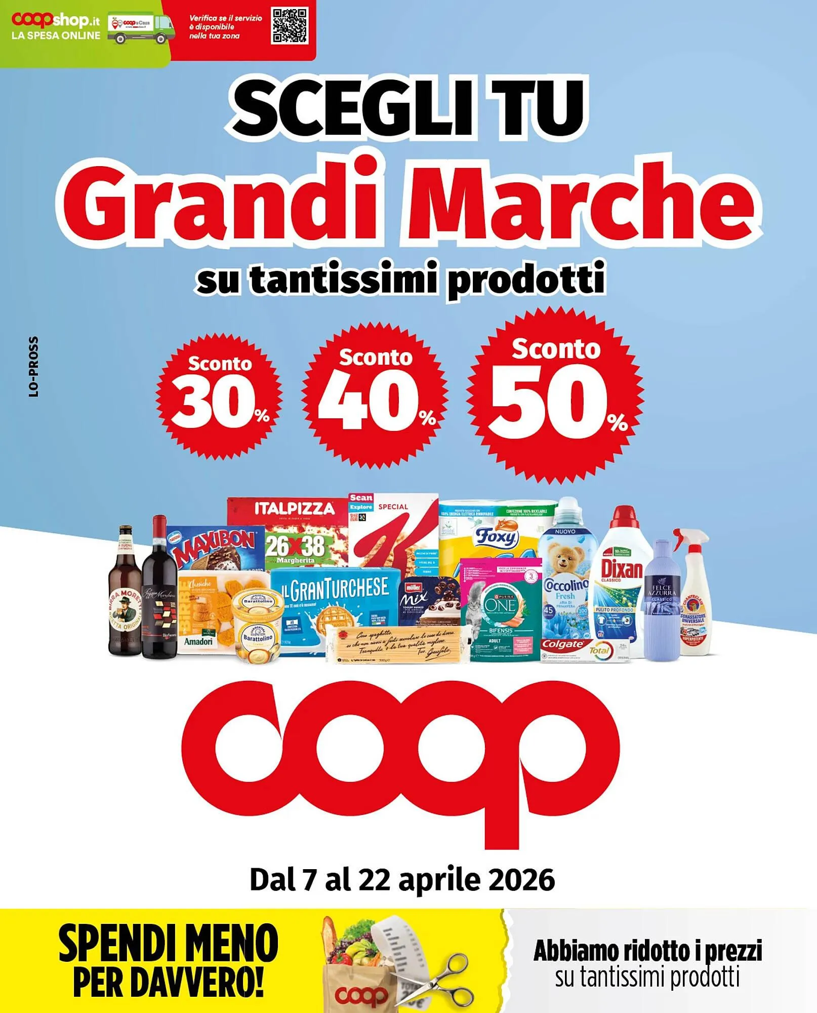 Volantino Coop da 7 aprile a 22 aprile di 2026 - Pagina del volantino 1