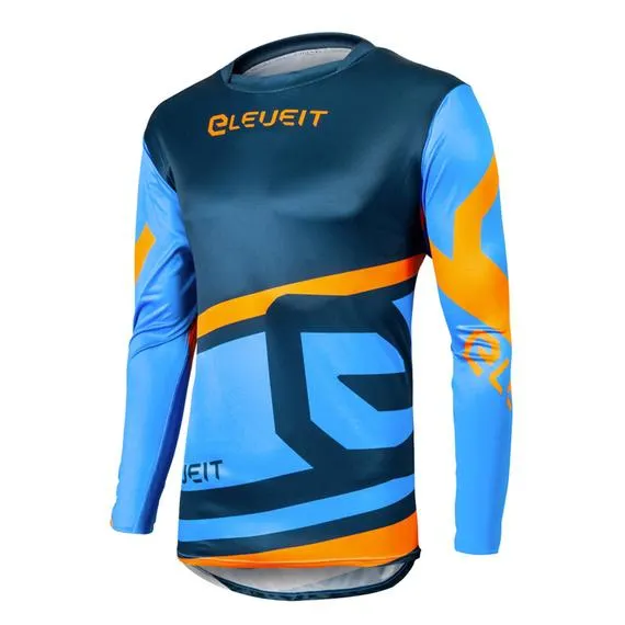 Maglia da cross X- LEGEND Blu/Arancione