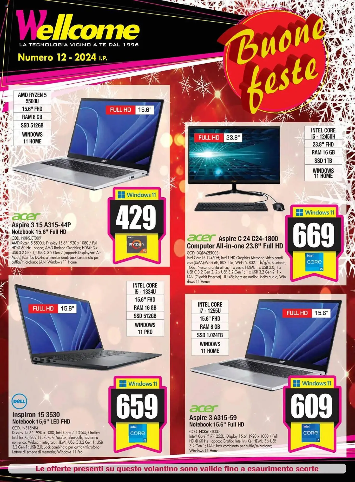 Volantino Wellcome - 1