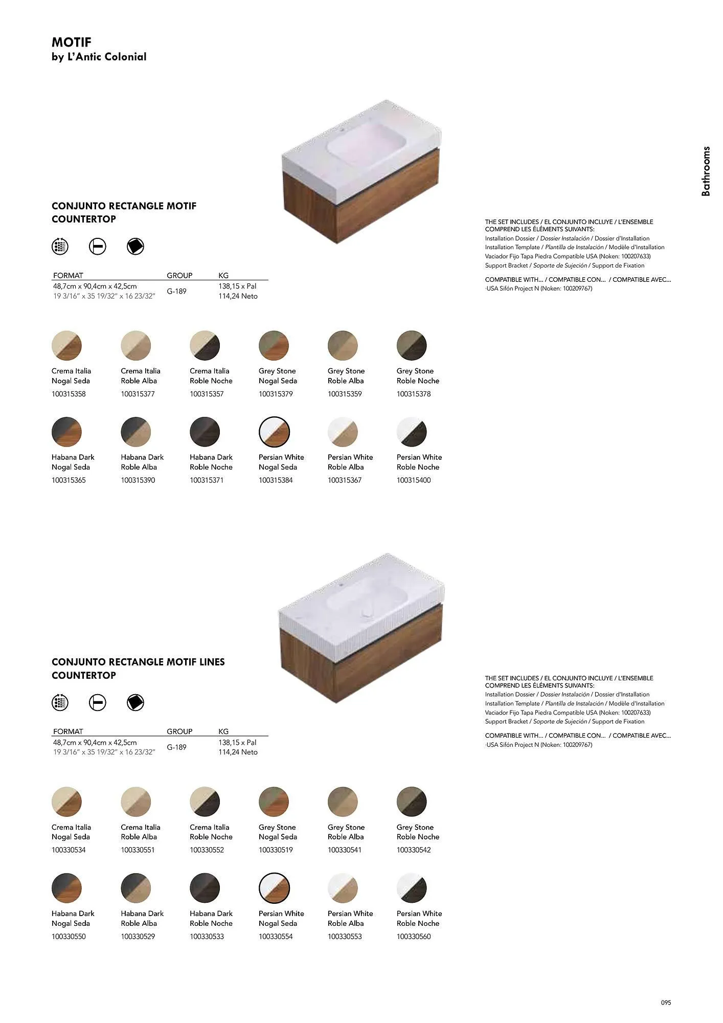 Volantino Porcelanosa da 9 aprile a 28 dicembre di 2024 - Pagina del volantino 105